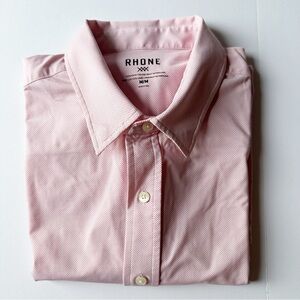 RHONE Pink Casual Button Down Shirt